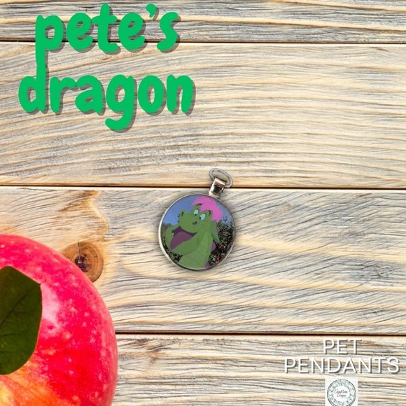 Disney Pete's Dragon-Pet Tag "Elliot", Tag accessory for pet collar - Picture 1 of 2